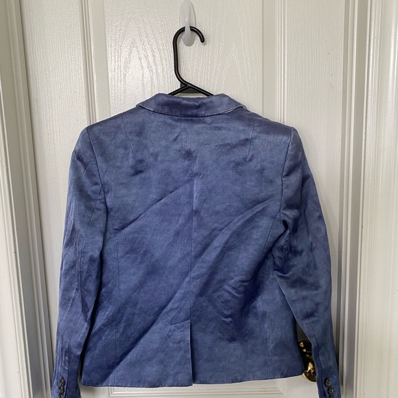 Banana Republic Heritage Blazer: Shiny Blue - Picture 2 of 4